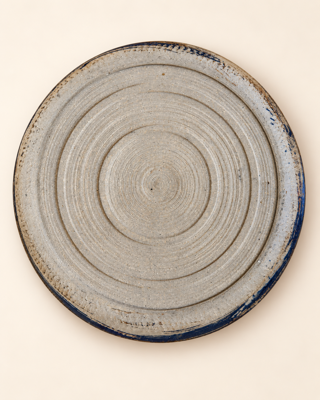 Blue Spiral Serving Tray